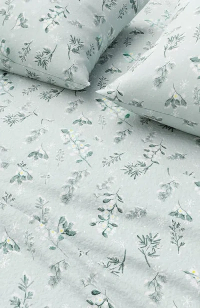 Woven & Weft Turkish Cotton Flannel Winter Floral Sheet Set