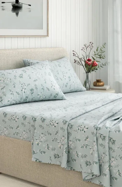 Woven & Weft Turkish Cotton Flannel Winter Floral Sheet Set