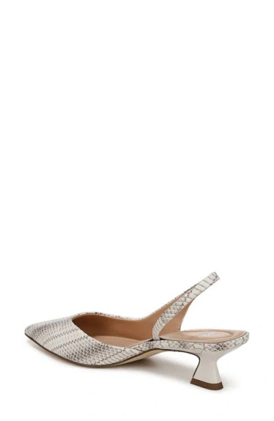 Sarto By Franco Sarto Devin Kitten Heel Slingback Pump In Neutral