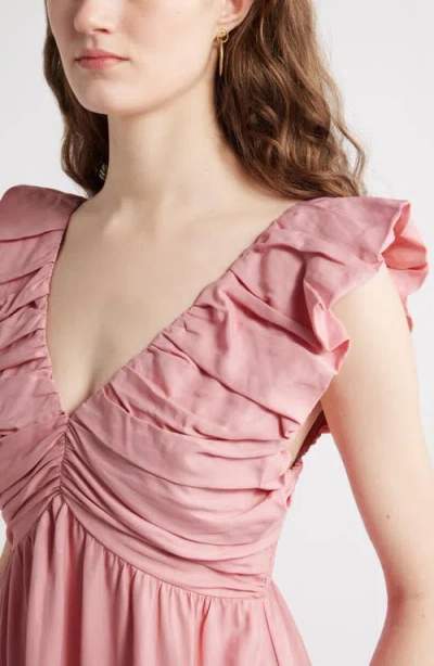 Chelsea28 Ruffle Maxi Dress In Pink