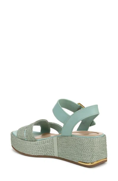 Sarto By Franco Sarto Tilly Ankle Strap Platform Wedge Sandal In Green