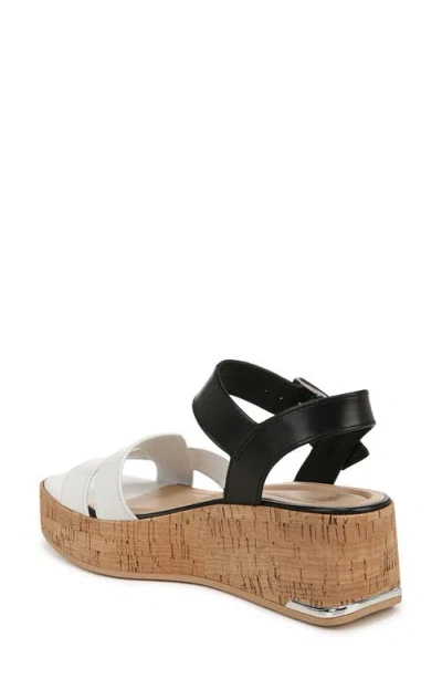 Sarto By Franco Sarto Tilly Ankle Strap Platform Wedge Sandal In Multi