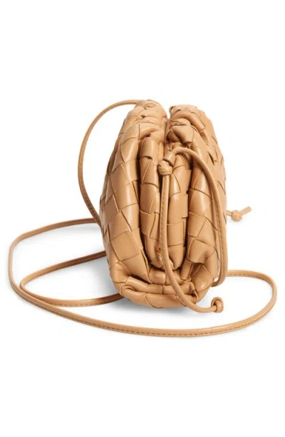 Bottega Veneta Small The Pouch Leather Clutch In Brown