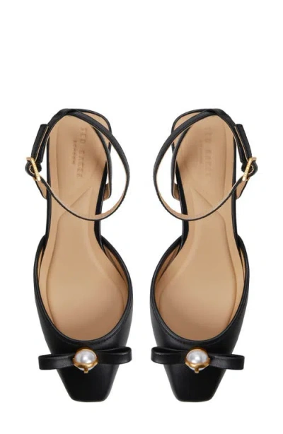 Ted Baker London Mabel Ankle Strap Pump In Black