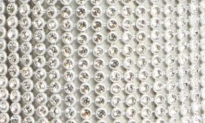 Collina Strada Crystal Embellished Insulated Water Bottle In Silver