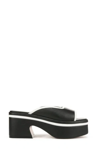 Sarto By Franco Sarto Fernanda Platform Slide Sandal In Black