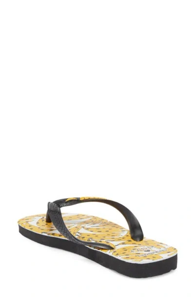 Havaianas X Farm Rio Bananica Flip Flop In Multi