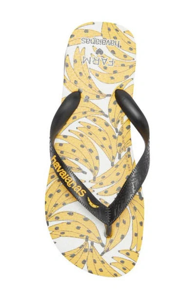 Havaianas X Farm Rio Bananica Flip Flop In Multi