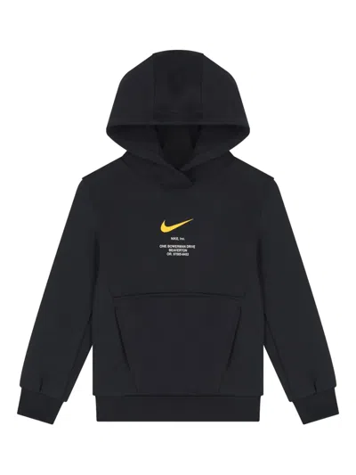 Nike Logo Hoodie In Black