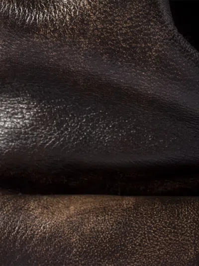 Miu Miu Leather Large Backpack In Brown