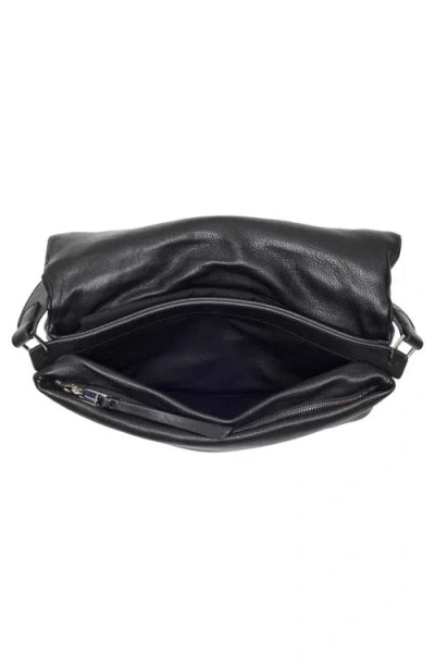 Allsaints Vittoria Quilted Leather Shoulder Bag In Black