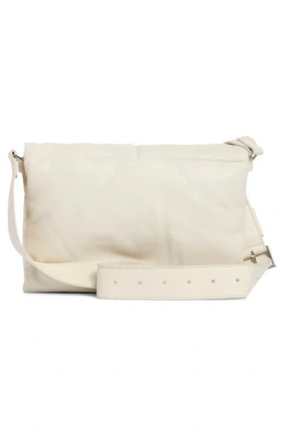 Allsaints Vittoria Quilted Leather Shoulder Bag In White