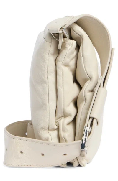 Allsaints Vittoria Quilted Leather Shoulder Bag In White