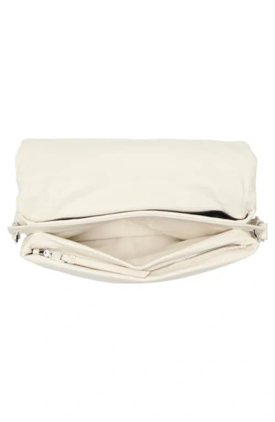 Allsaints Vittoria Quilted Leather Shoulder Bag In White