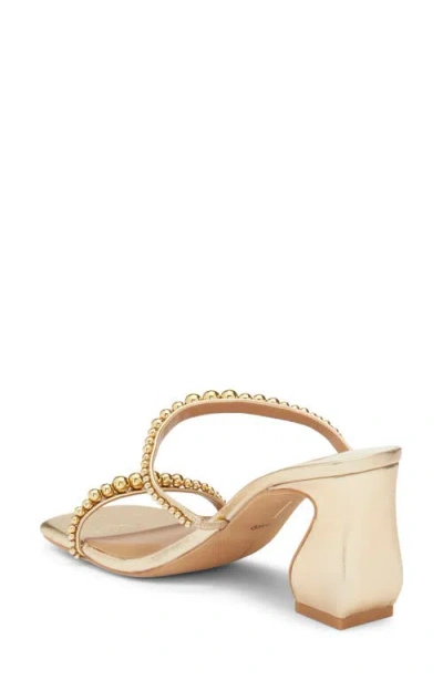 Dolce Vita Tynice Faux Pearl Sandal In Brown