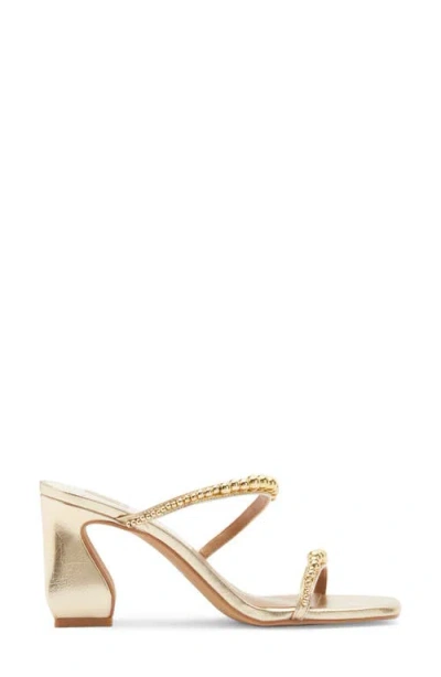Dolce Vita Tynice Faux Pearl Sandal In Brown