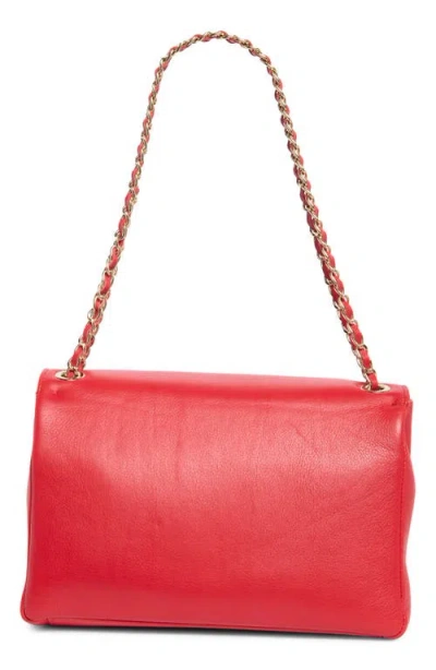 Valentino By Mario Valentino Posh Signature Shoulder Bag In Red
