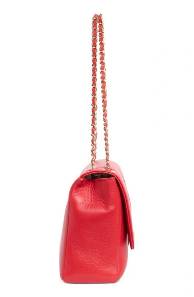 Valentino By Mario Valentino Posh Signature Shoulder Bag In Red