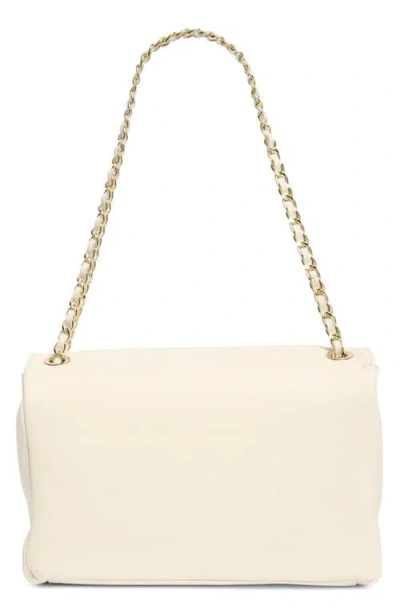 Valentino By Mario Valentino Posh Signature Shoulder Bag In White