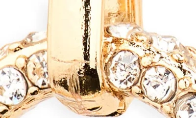 Cara Linear Loop Drop Earrings In Multi