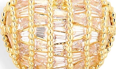 Cara Set Of 2 Pavé Crystal Stud Earrings In Gold