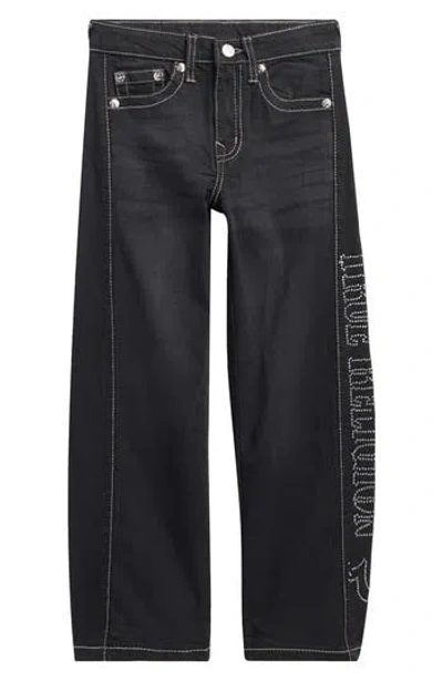 True Religion Kids' Becca Straight Leg Pants In Black