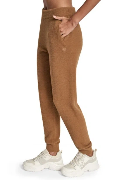 Dkny Women's Feather Yarn Tonal Jogger In Brown