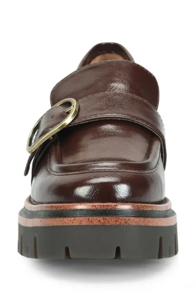 Korks Vara Platform Loafer In Brown