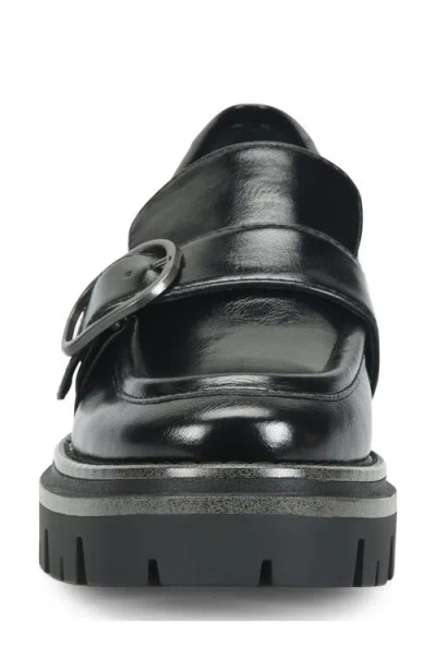 Korks Vara Platform Loafer In Black