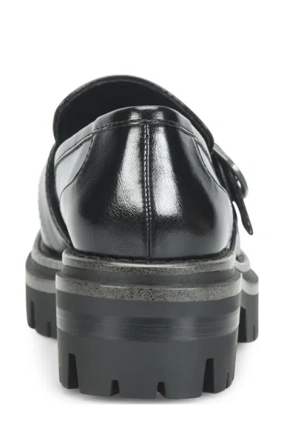 Korks Vara Platform Loafer In Black