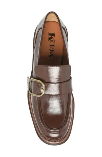Korks Vara Platform Loafer In Brown
