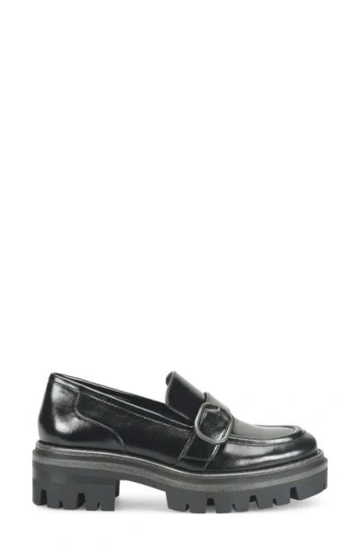 Korks Vara Platform Loafer In Black