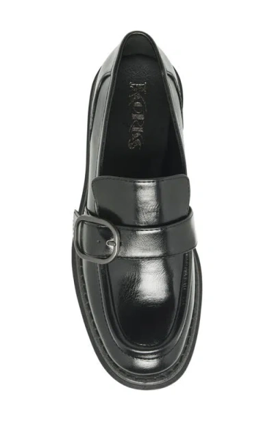 Korks Vara Platform Loafer In Black