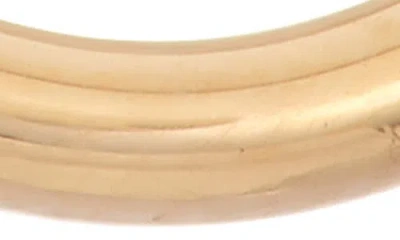 Fzn 10k Gold Hoop Earrings In Yellow