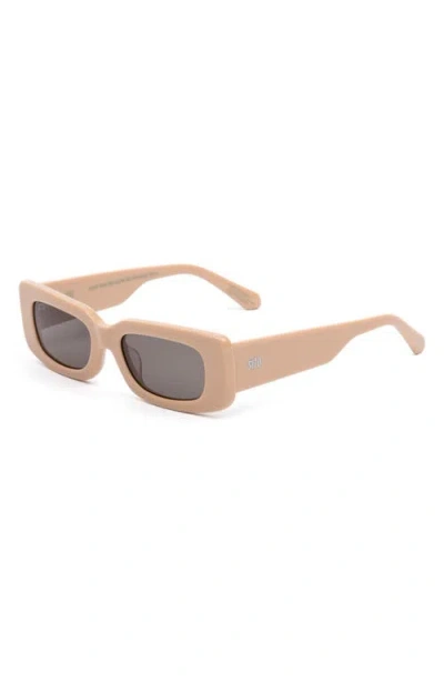 Sito Shades Reaching Dawn 55mm Rectangular Sunglasses In Sand