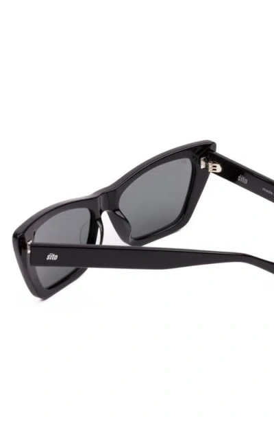 Sito Shades Wonderland 54mm Polarized Cat Eye Sunglasses In Multi