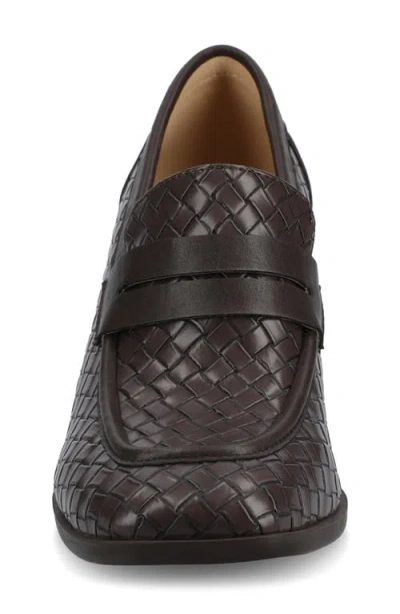 Journee Collection Malleah Loafer Pump In Brown
