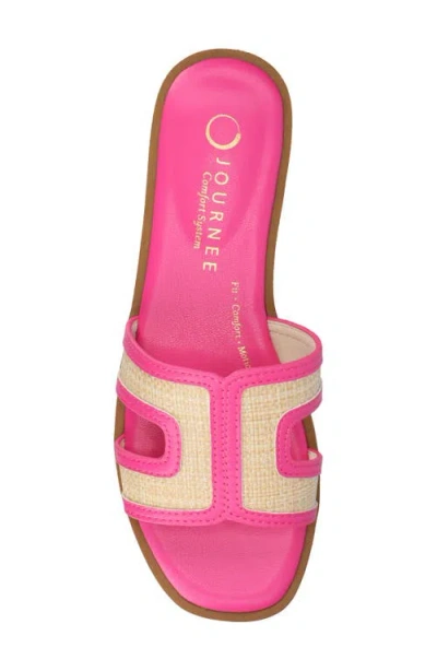 Journee Collection Primah Slide Sandal In Pink
