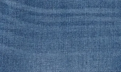 Seven7 High Waist Straight Leg Cuffed Hem Jeans In Blue