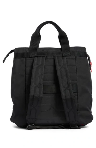 Hunter Hybrid Tote Backpack In Black
