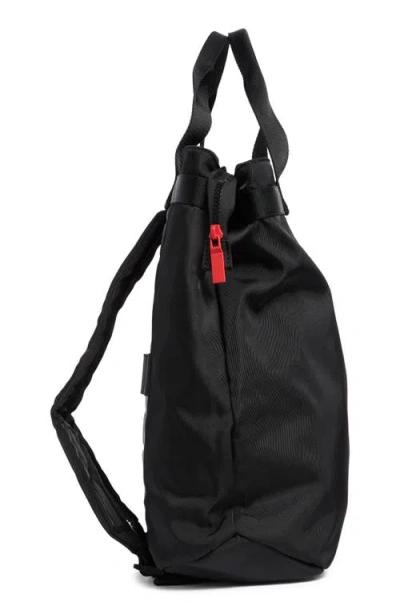 Hunter Hybrid Tote Backpack In Black