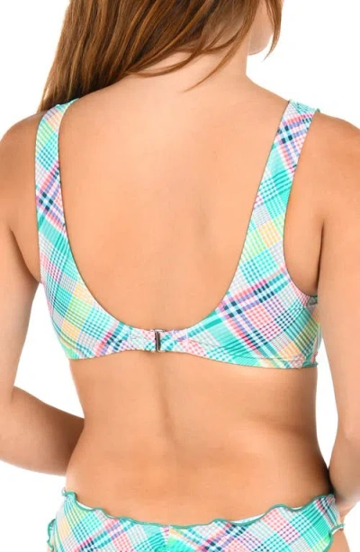 Citrus Schools Merrow Bralette Bikini Top In Blue
