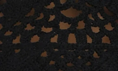 Citrus Crochet Cover-up Camisole In Black