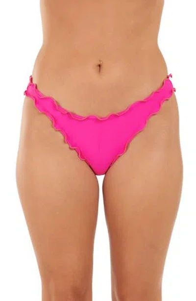 Citrus Merrow Hipster Bikini Bottoms In Pink