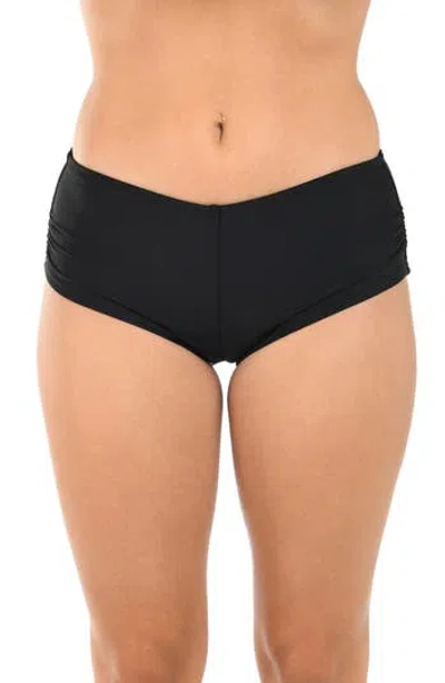 Citrus Hot Pants Swim Bottoms In Black