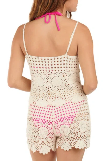 Citrus Crochet Cover-up Camisole In White