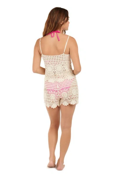 Citrus Crochet Cover-up Camisole In White