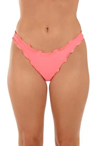 Citrus Merrow Hipster Bikini Bottoms In Pink