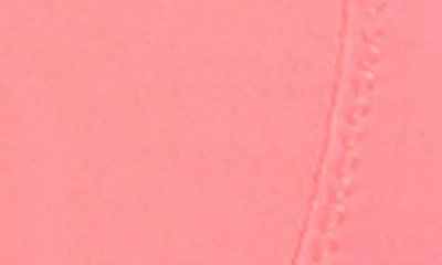 Citrus Solid Seamed Triangle Bikini Top In Pink