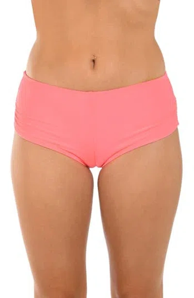 Citrus Hot Pants Swim Bottoms In Pink